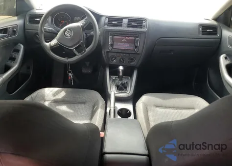 2015 Volkswagen Jetta Base из США, поврежденный, VIN 3VW2K7AJ1FM316142